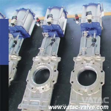 CF8m Stainless Steel Slurry Type Through Conduit Knife Gate Valve